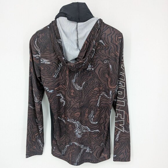 Hurley Hooded Rashguard Shirt Men Size S UPF 50+ Quick Dry Surf Swim Performance - Picture 2 of 11